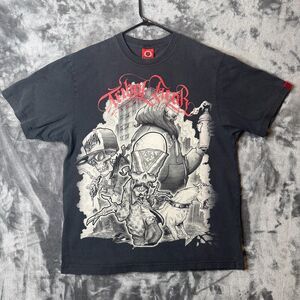 Vintage Y2K Homies Graphic T-Shirt Tribal Gear Gangster Smoky 619 Double Sided